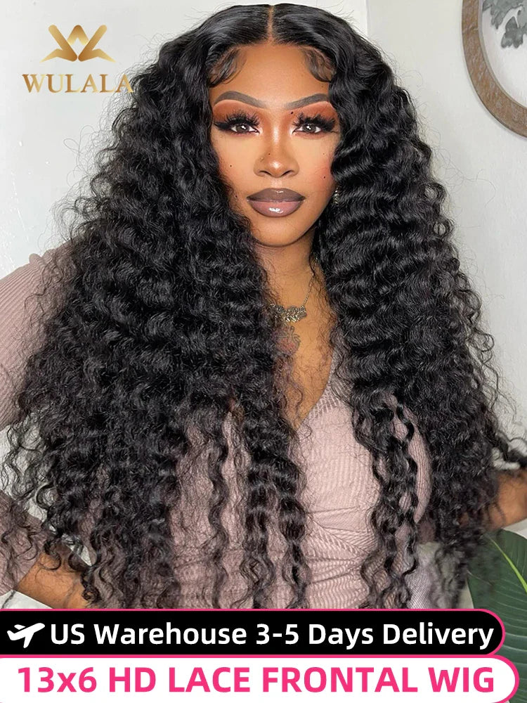 Lace Frontal Curly Human Hair Wigs