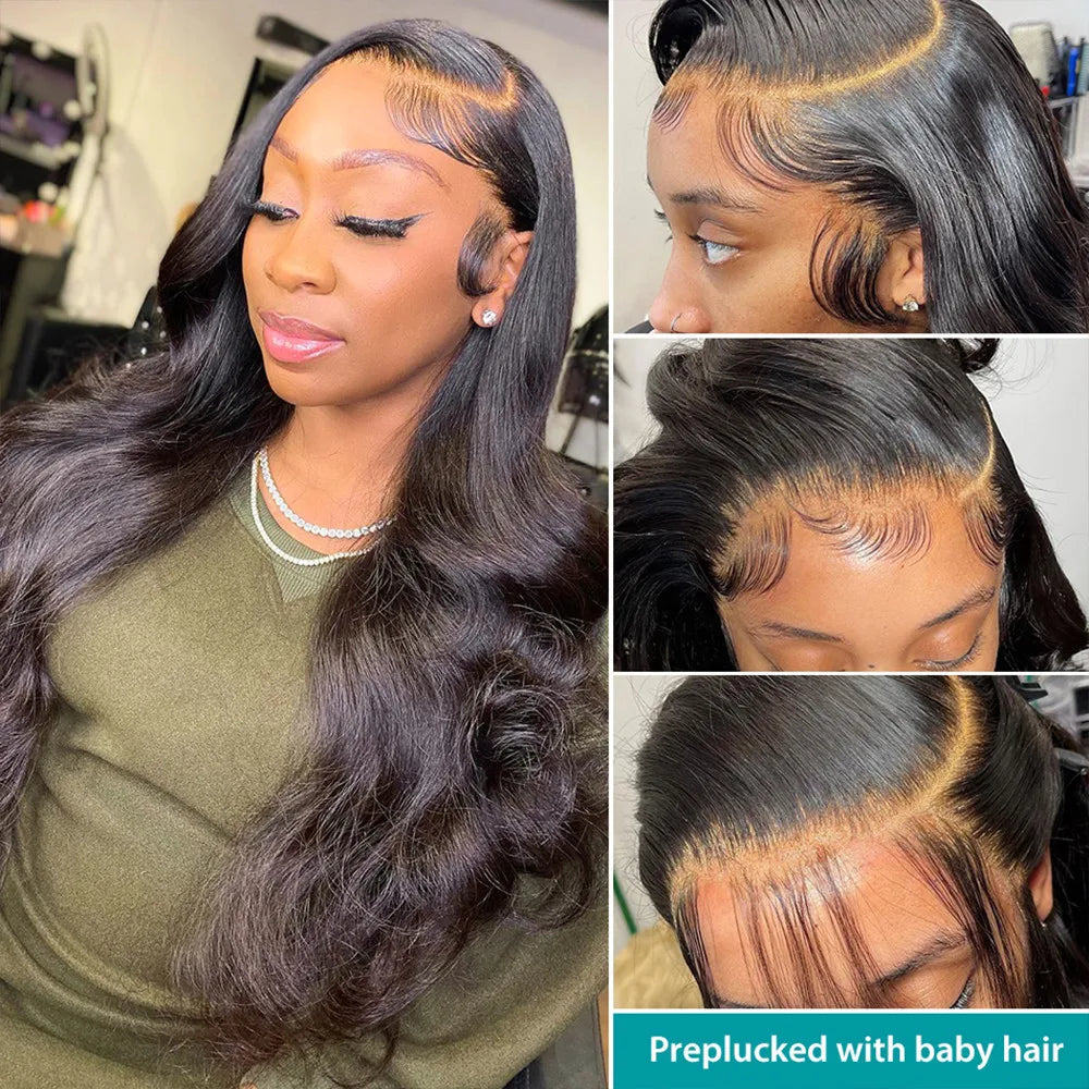 HD Transparent Body Wave Lace Front Part Lace Wigs