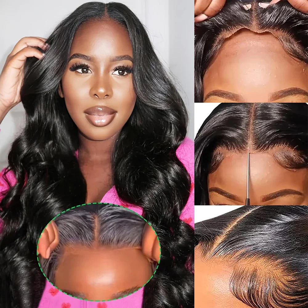 HD Transparent Body Wave Lace Front Part Lace Wigs