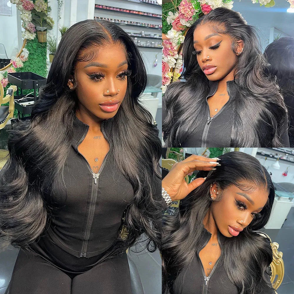 HD Transparent Body Wave Lace Front Part Lace Wigs