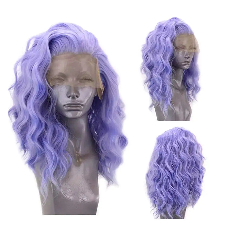 Light Grey Short Bob Synthetic Lace Front Wigs