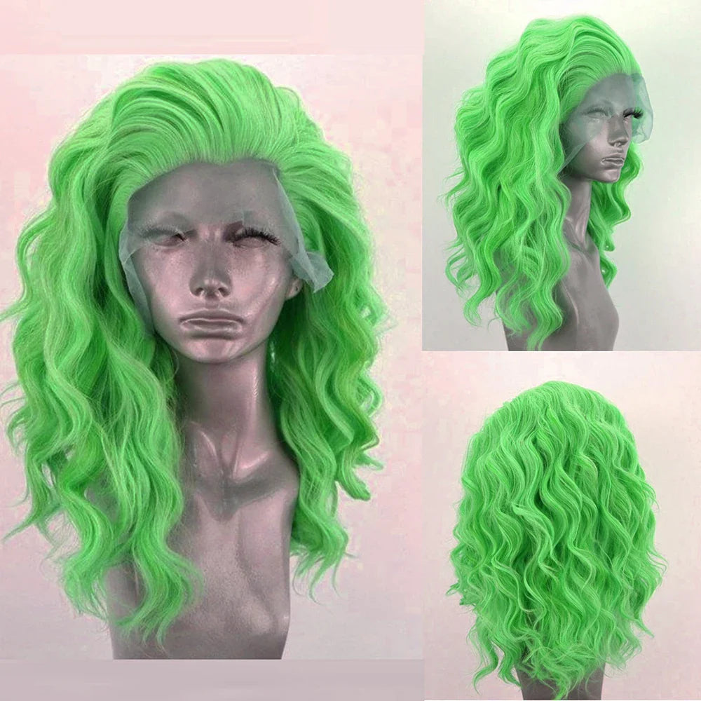 Light Grey Short Bob Synthetic Lace Front Wigs
