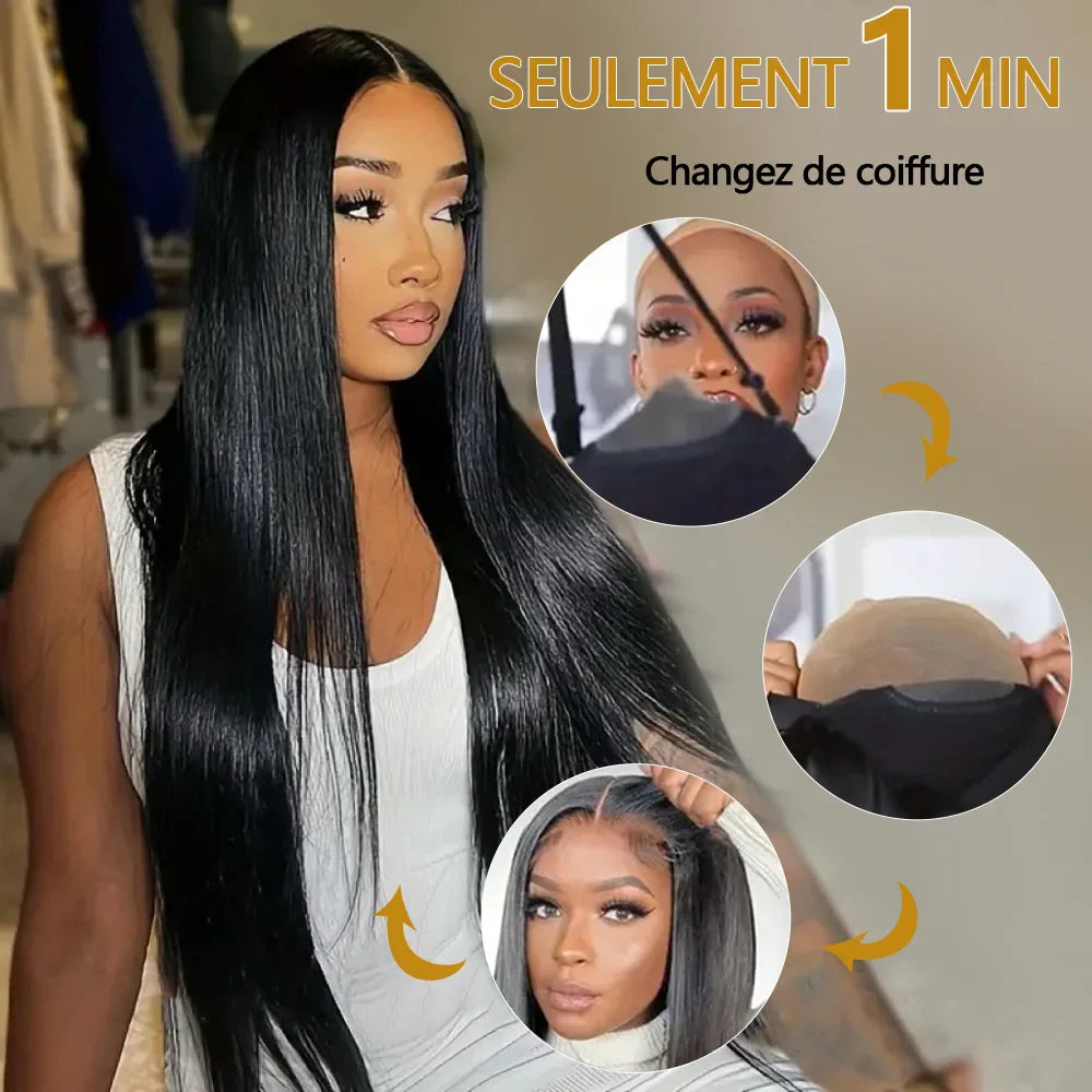 Ready To Wear Brazilian Straight Hair Wig