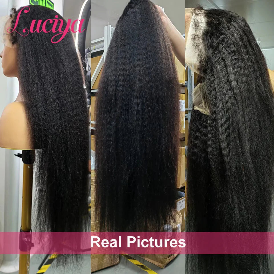 Kinky Straight Human Hair Wigs