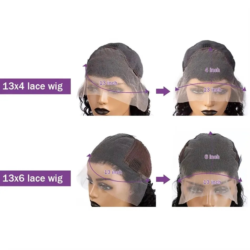Chocolate Brown Straight Lace Front Wigs