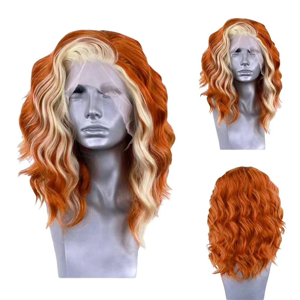 Light Grey Short Bob Synthetic Lace Front Wigs