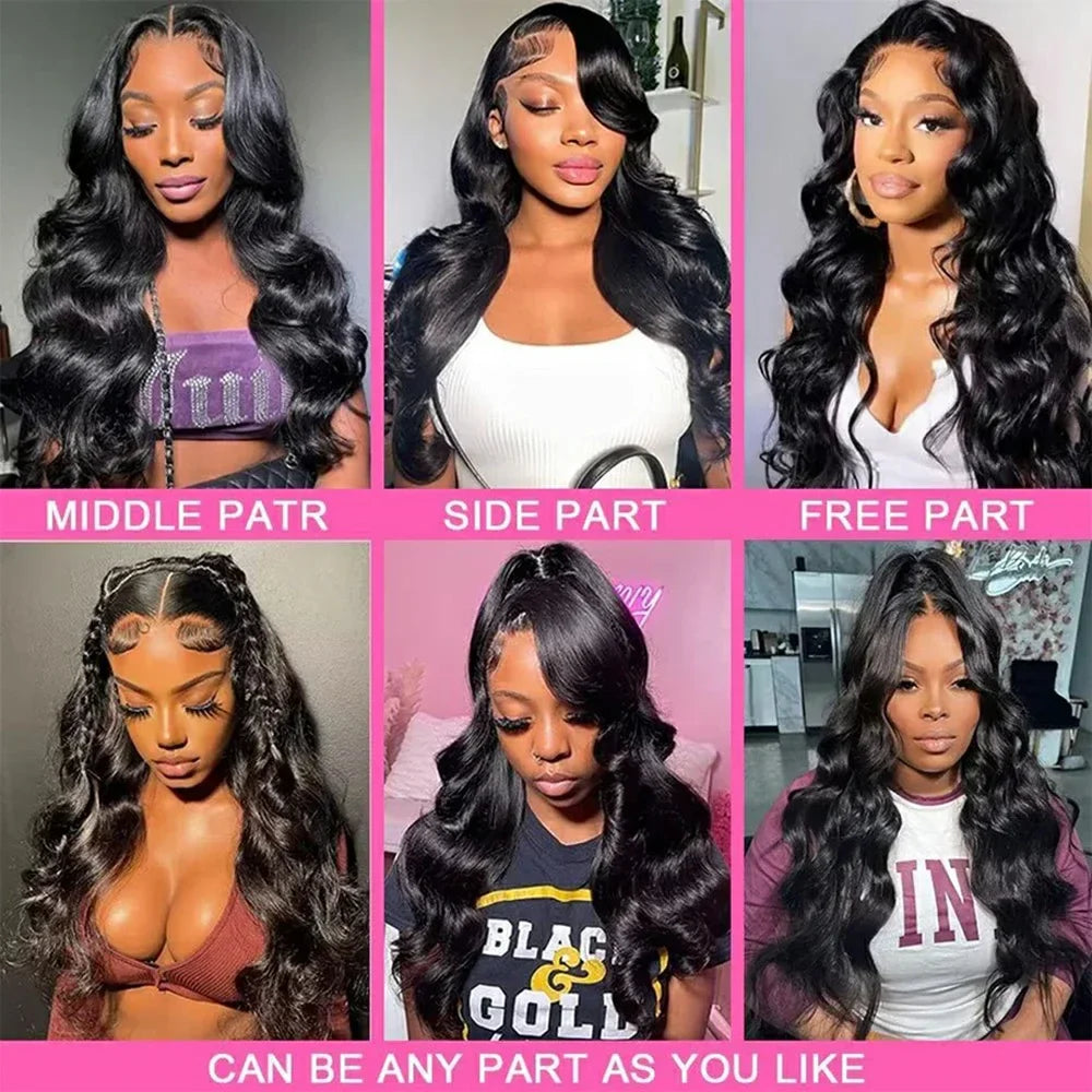 Transparent HD Lace Frontal Body Wave Wigs