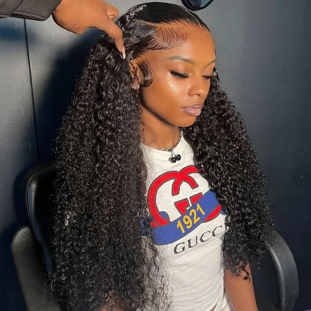 Human Hair Curly Wig