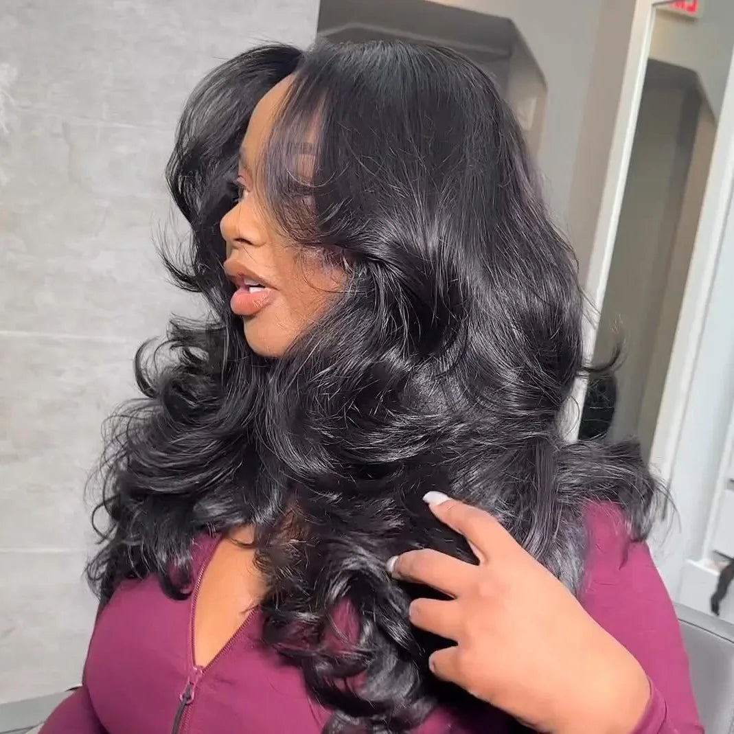 HD Transparent Body Wave Lace Front Part Lace Wigs