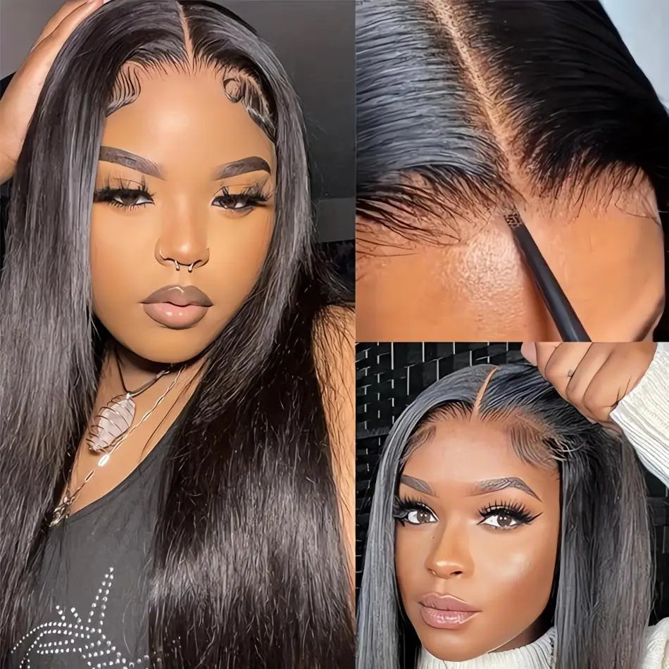 Glueless Straight Silk Base Lace Wig