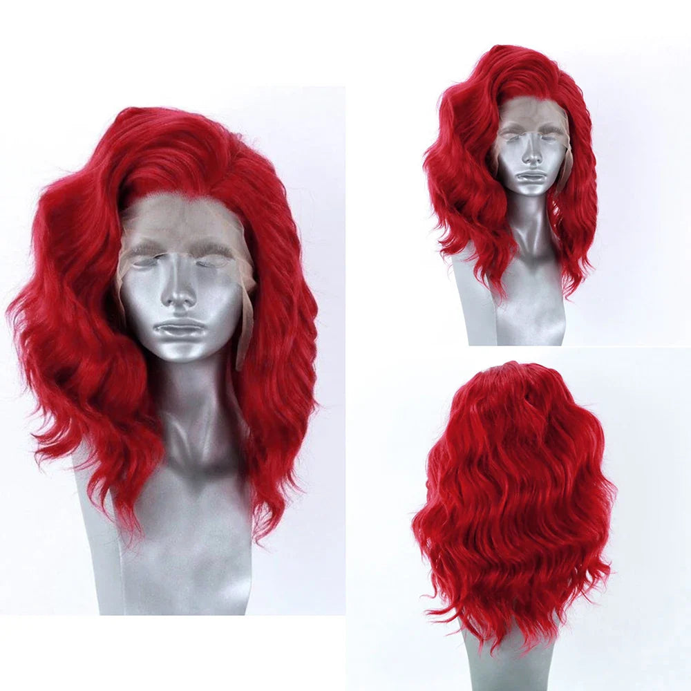 Light Grey Short Bob Synthetic Lace Front Wigs
