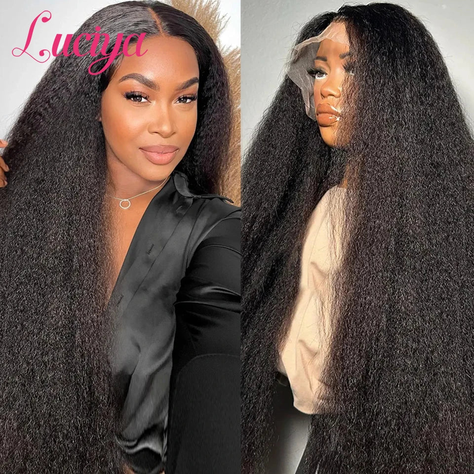 Kinky Straight Human Hair Wigs