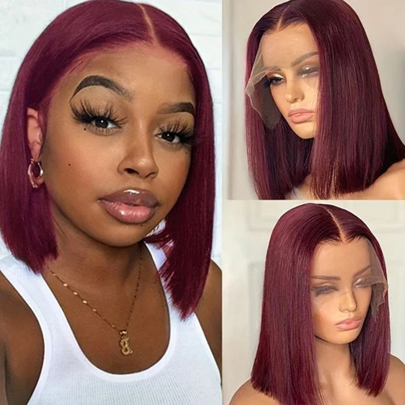 Highlight Bob Straight Lace Front Wig