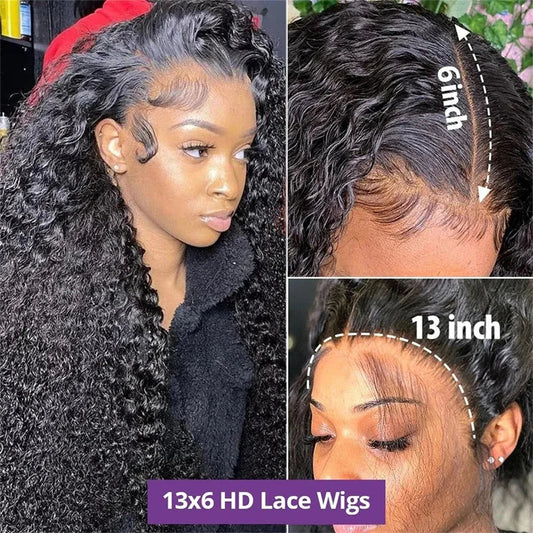 Human Hair Curly Wig