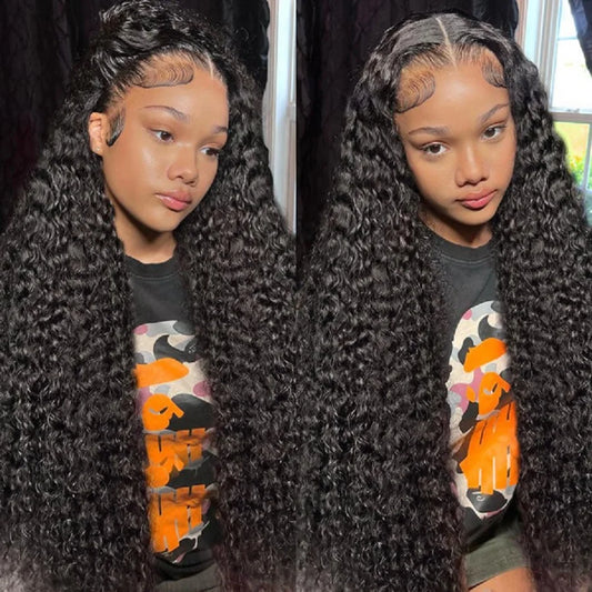 Kinky Curly Lace Frontal Human Hair Wigs