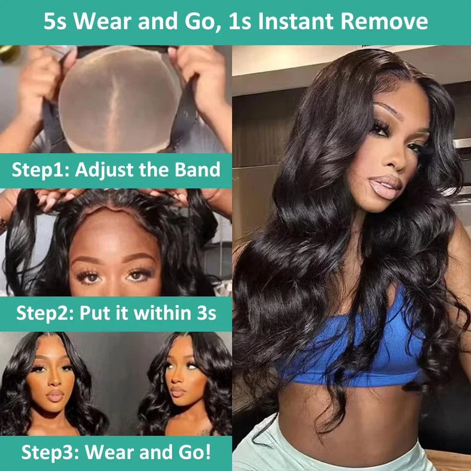 Brazilian Glueless Human Hair Wigs