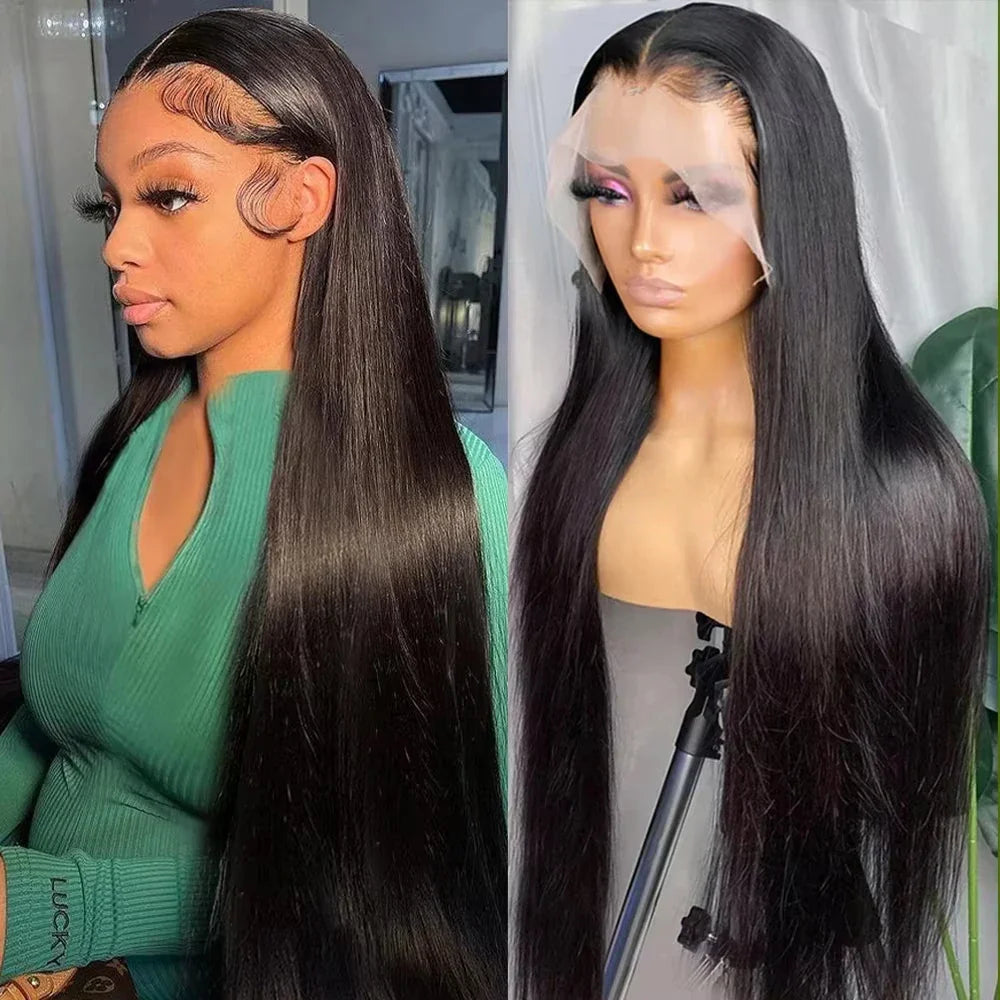 Water Wave Curly Pre Plucked Lace Front Wigs