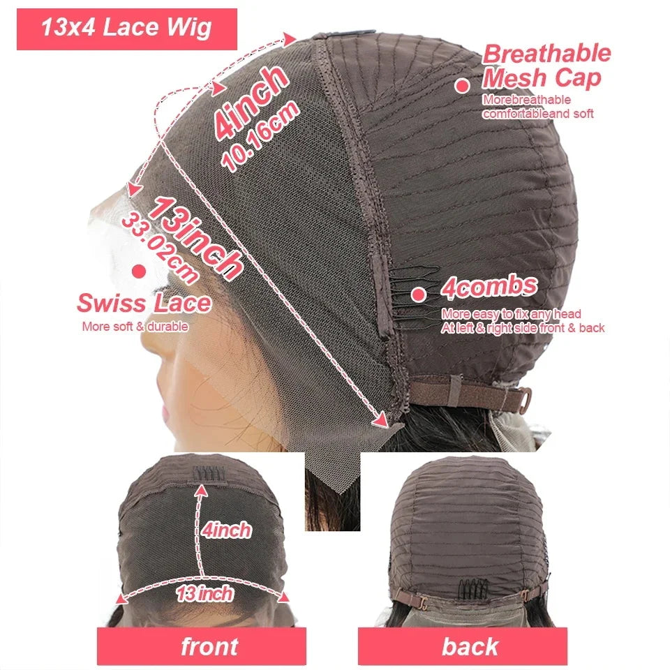 Bob Human Hair Lace Pre Plucked Wig