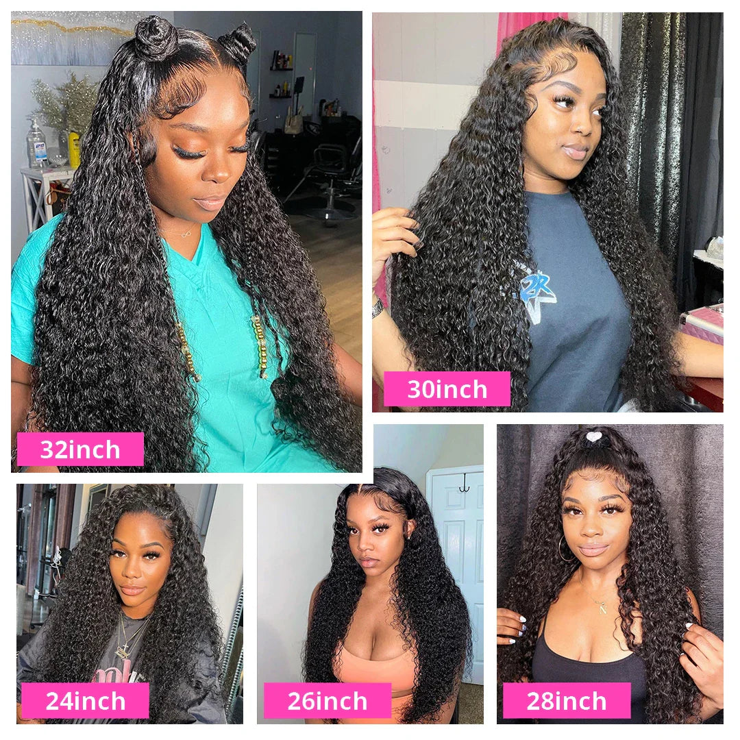 Kinky Curly Lace Frontal Human Hair Wigs