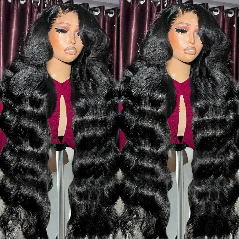 Body Wave HD Transparent Lace Frontal Human Hair Wig