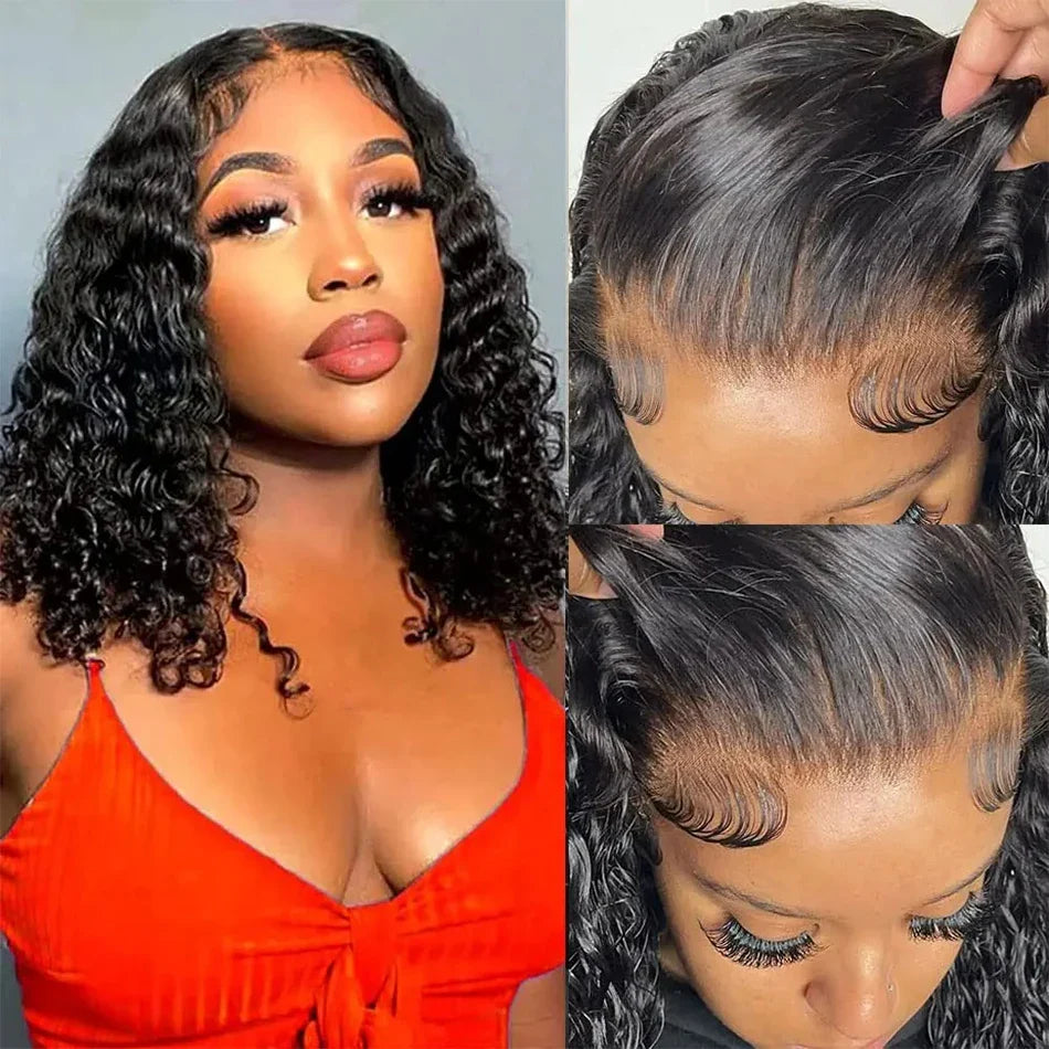 Brazilian Loose Deep Water Wave Part Lace Wigs