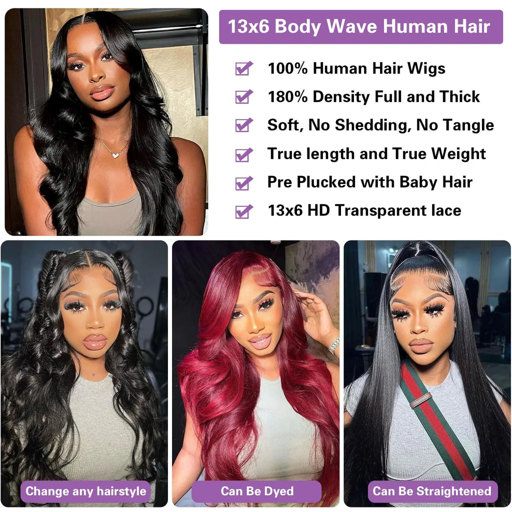 Body Wave Human Hair Wigs