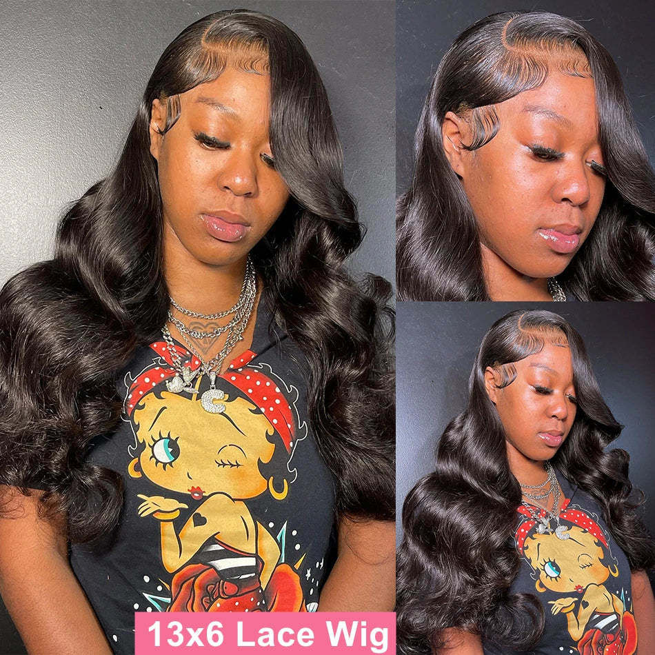 HD Body Wave Lace Front Pre Plucked Frontal Wig