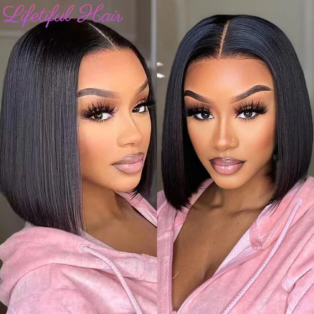 Ready To Wear Straight Transprent Part Lace Wigs