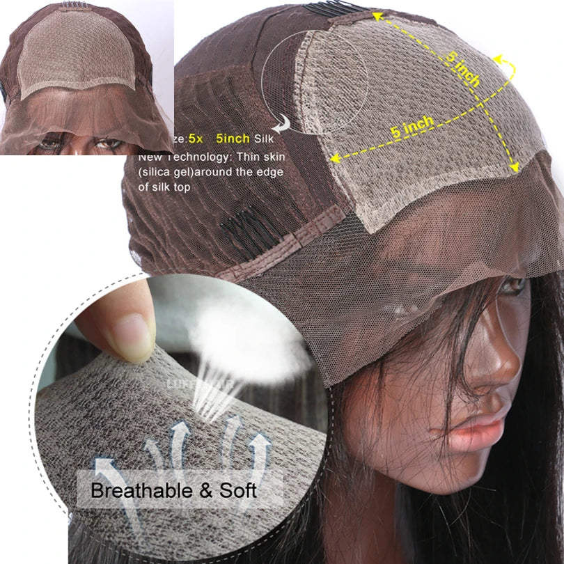 Silk Base Lace Front Human Hair Wigs