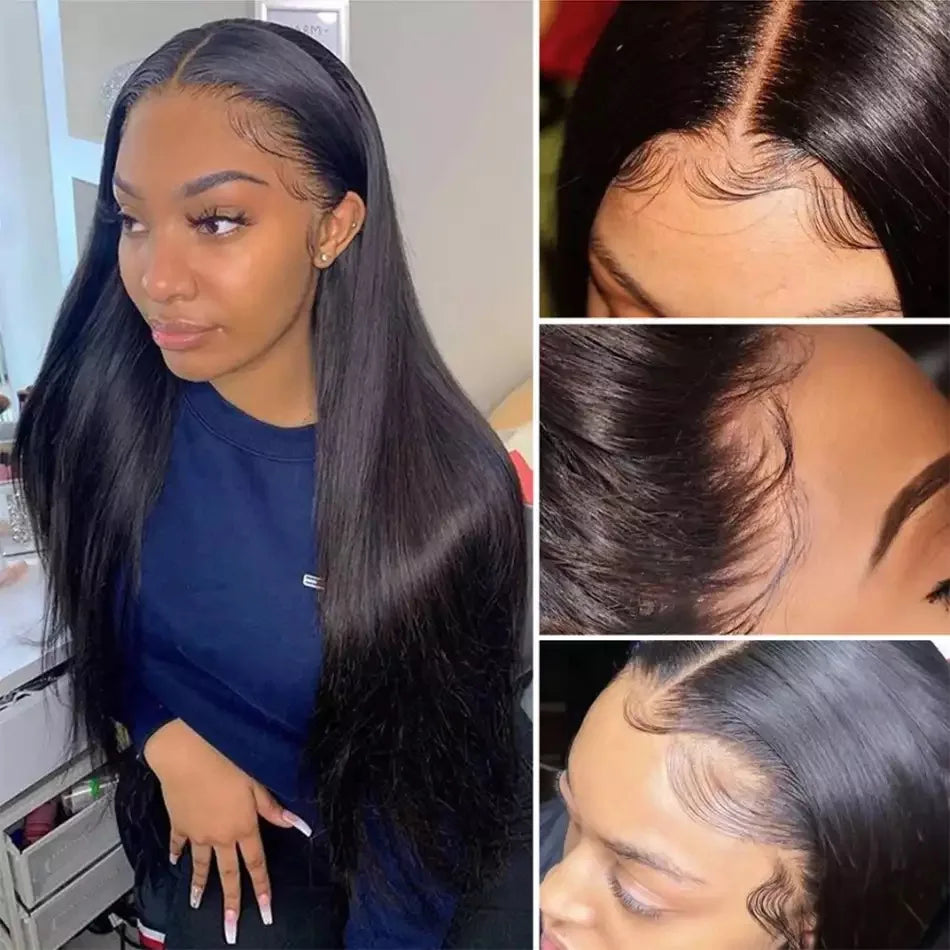 HD Lace Front Human Hair Silk Base Lace Wigs