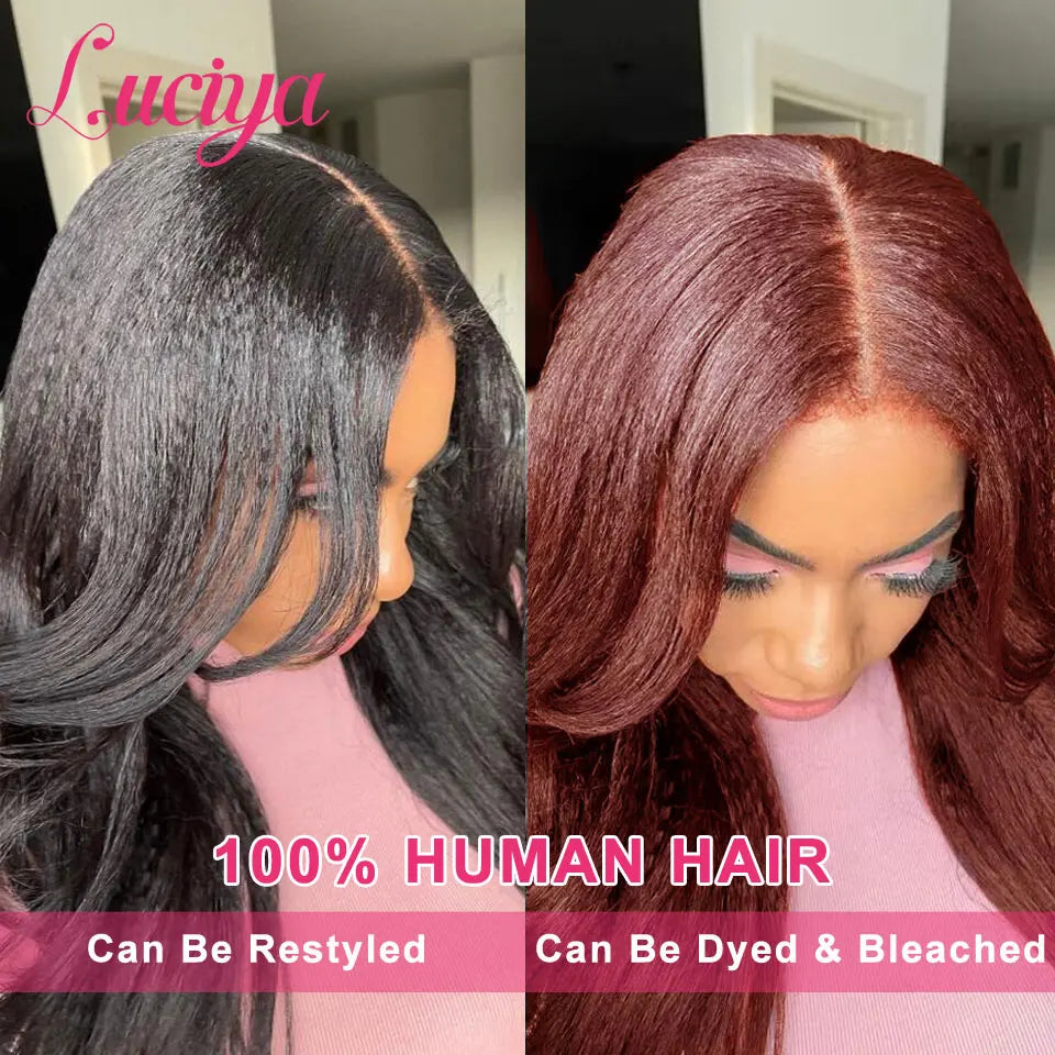 Kinky Straight Human Hair Wigs