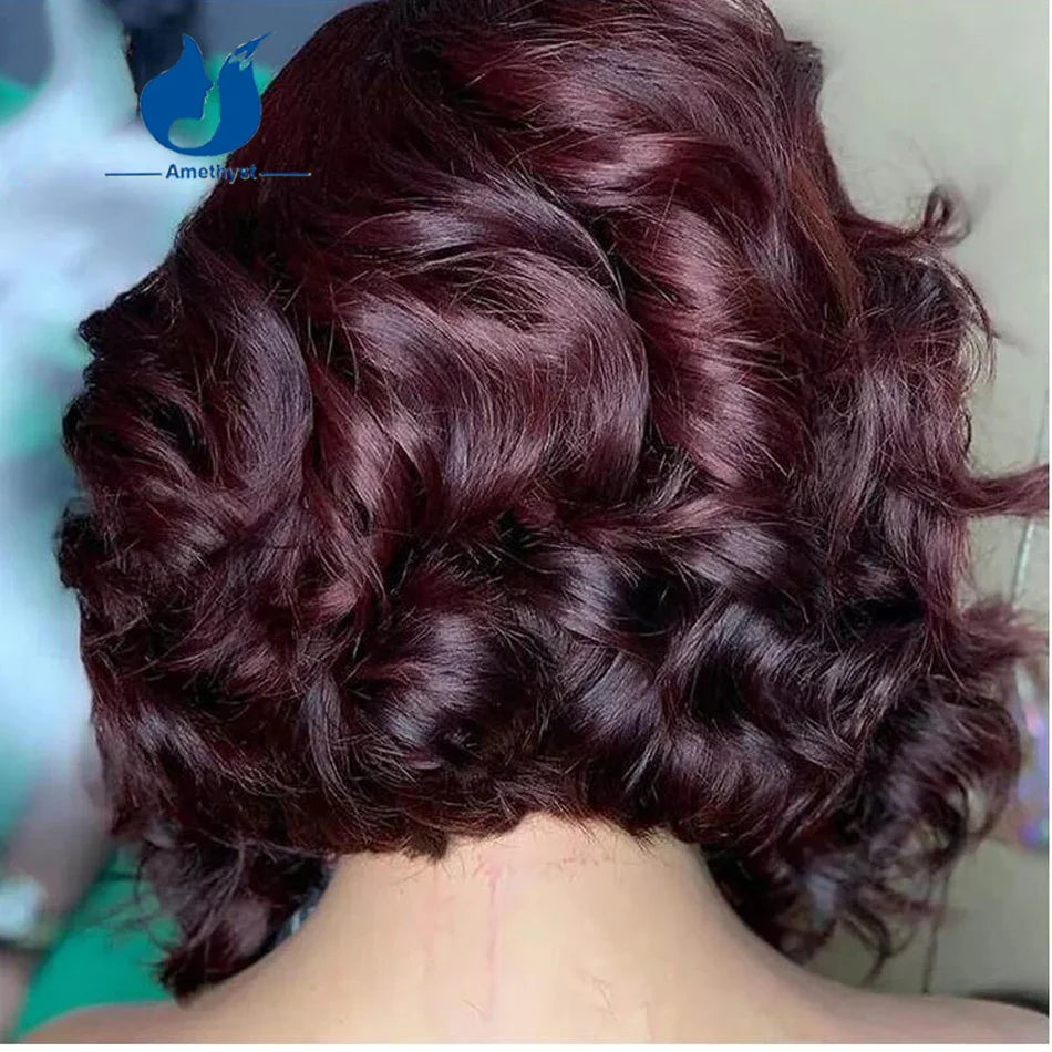 PU Silk Base Lace Closure Bob Wig